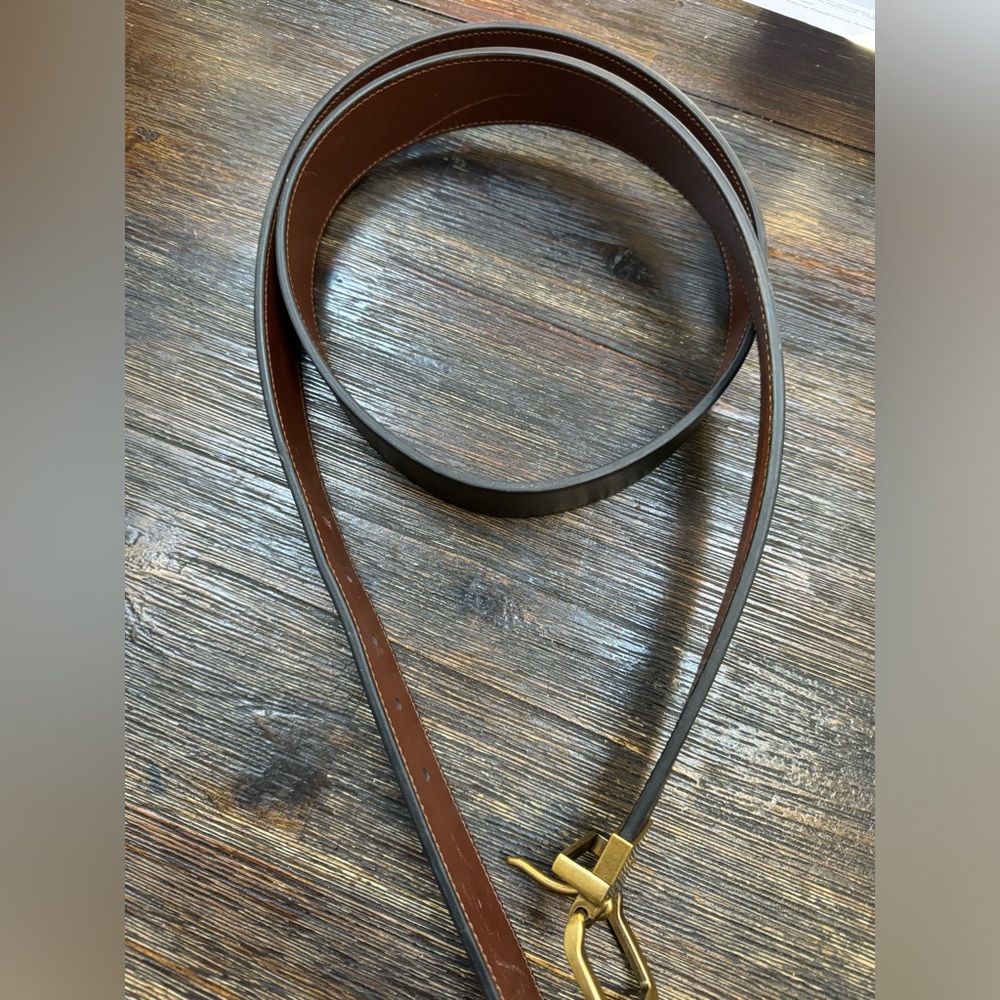 Reversible Polo Ralph Lauren Belt - black & brown, gold buckle